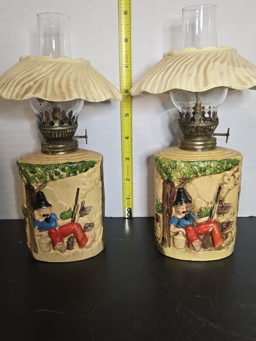 Vintage Oil Lantern Lamp Hillbilly Decor [set of two]